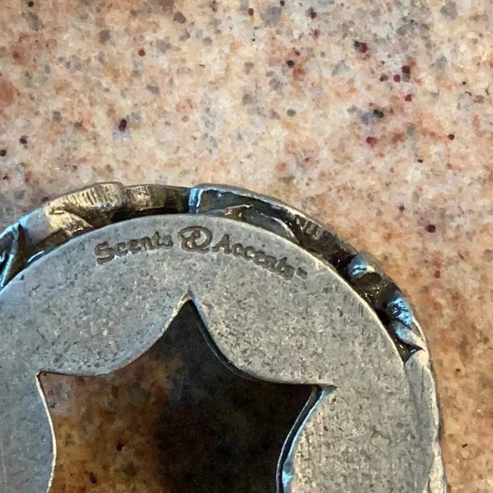 Vintage pewter tea light holders circa 1999